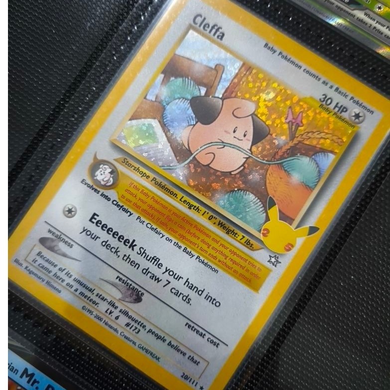 Kartu Pokemon Cleffa 20/111 Classic Collection Celebrations 25th anniversary English