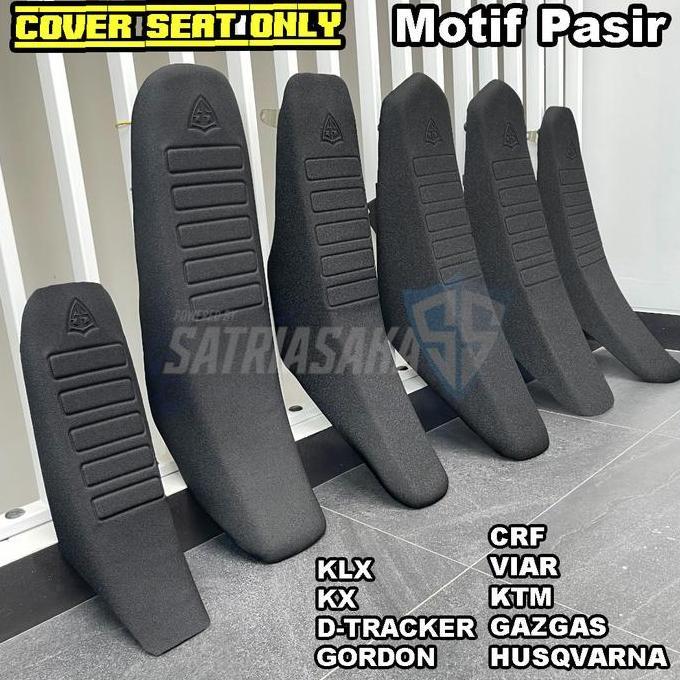 zena_groupabadi - sarung cover jok motor trail, supermoto, enduro, motocross, adventure pasir satria