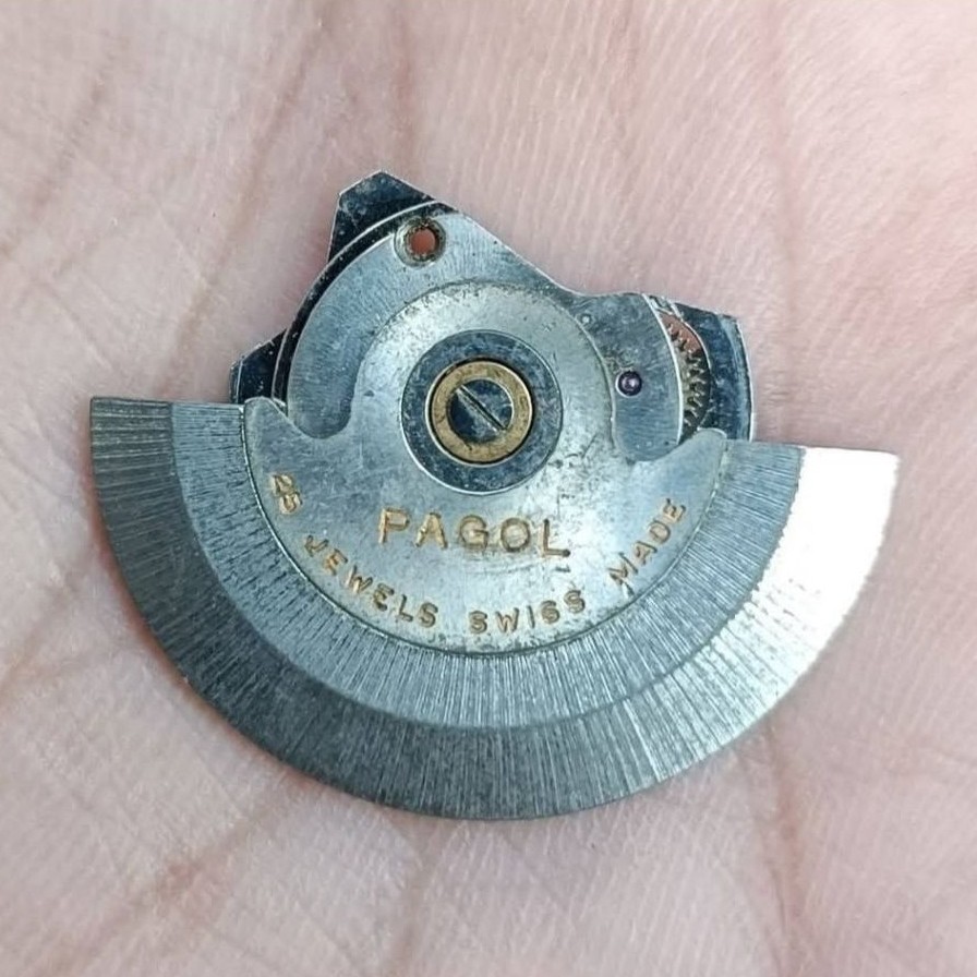 Jewel Box Rotor Pagol 17 Jewels Swiss Made untuk Jam Tangan Mekanik
