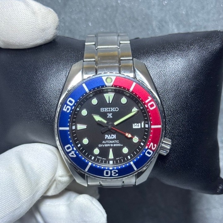 Seiko Sumo Prospex SPB181J1 PADI Pepsi Bezel Original 2024