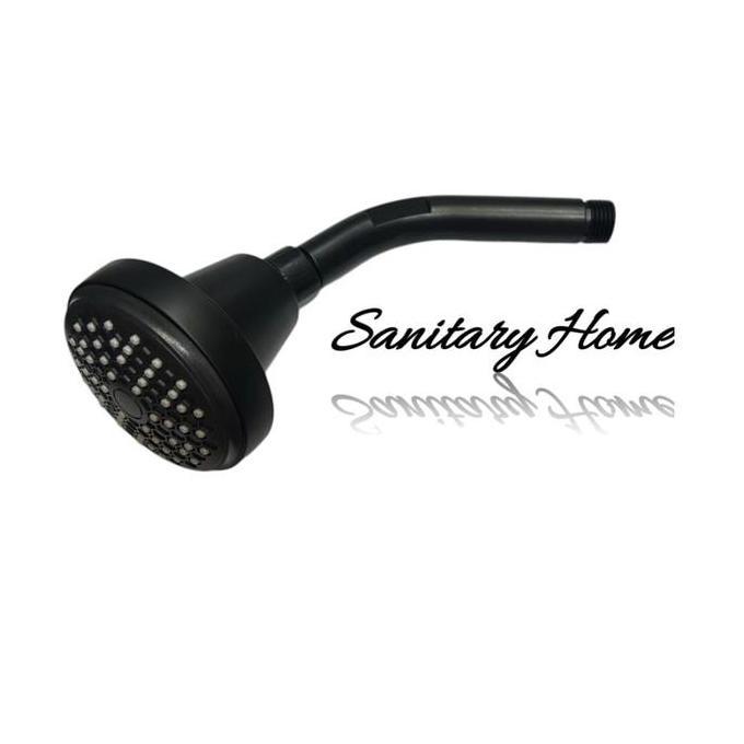 wall shower Black plastik murah/Kepala shower tembok dinding shower tanam tembok
