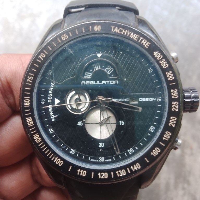 jam Porsche design regulator p6780 original chronograph ori