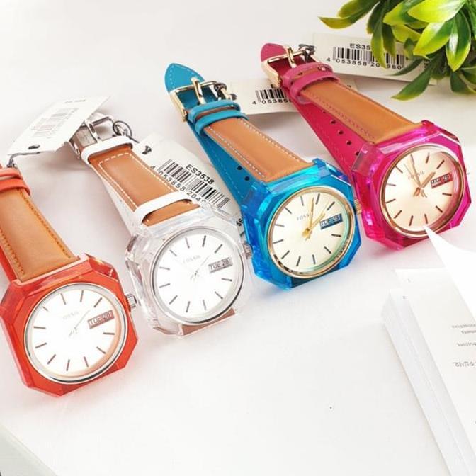 Jam Tangan Wanita Fossil ES3536 ES3537 ES3538 ES3539 ORIGINAL Kulit