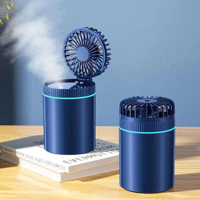 (Best) Kipas Angin Lipat Air Humidifier Diffuser F98 / Kipas Air Mini Kabut