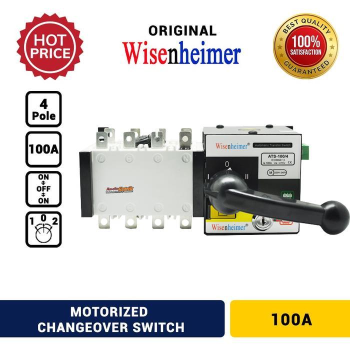 Motorized COS/Ohm Saklar 4P 100 Ampere Wisenheimer