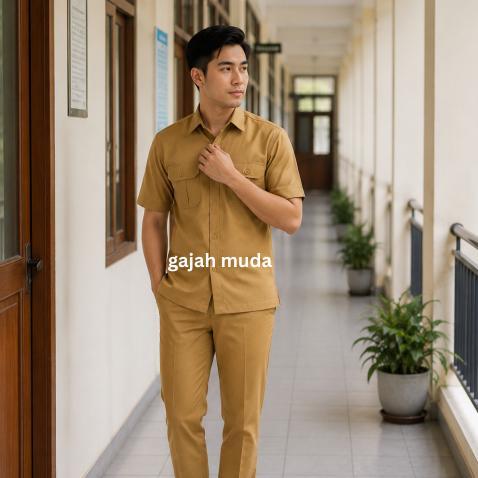 Special Offer Gajah Muda Seragam Pns Pemda Pria Wanita Baju Pdh Pegawai Negeri Baju Guru Pns Pemda K