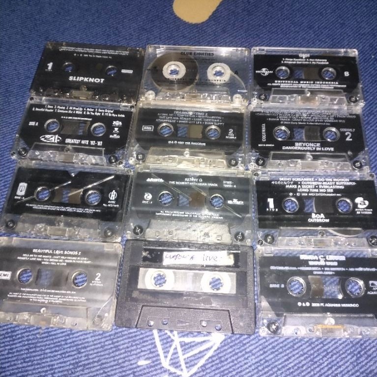 Kaset Tanpa Cover Sepaket kaset Rare