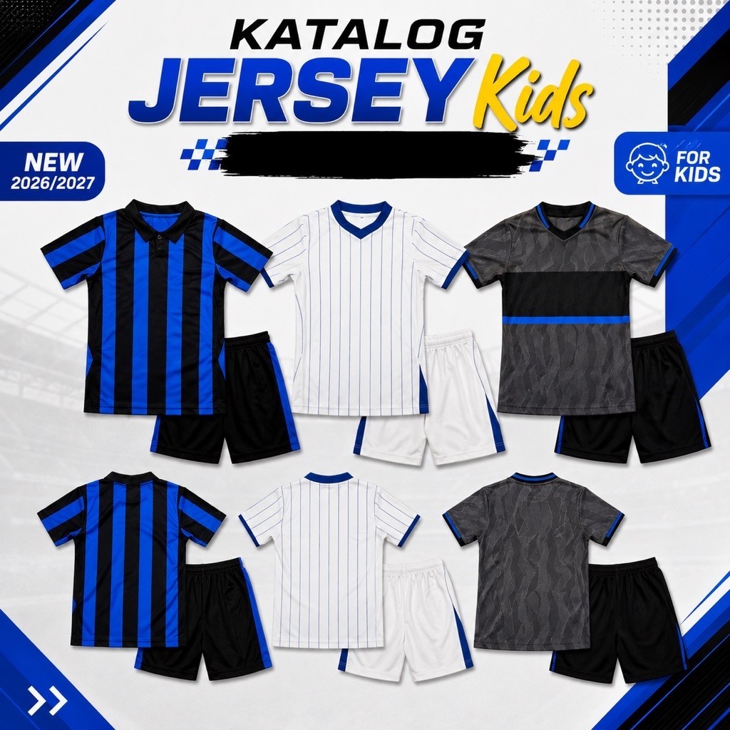 LIVE 5 KIDS OBRAL BAJU JERSEY BOLA KIDS INTER MILAN HOME 2023 2024 BAJU BOLA ANAK ANAK KIDS JERSEY A