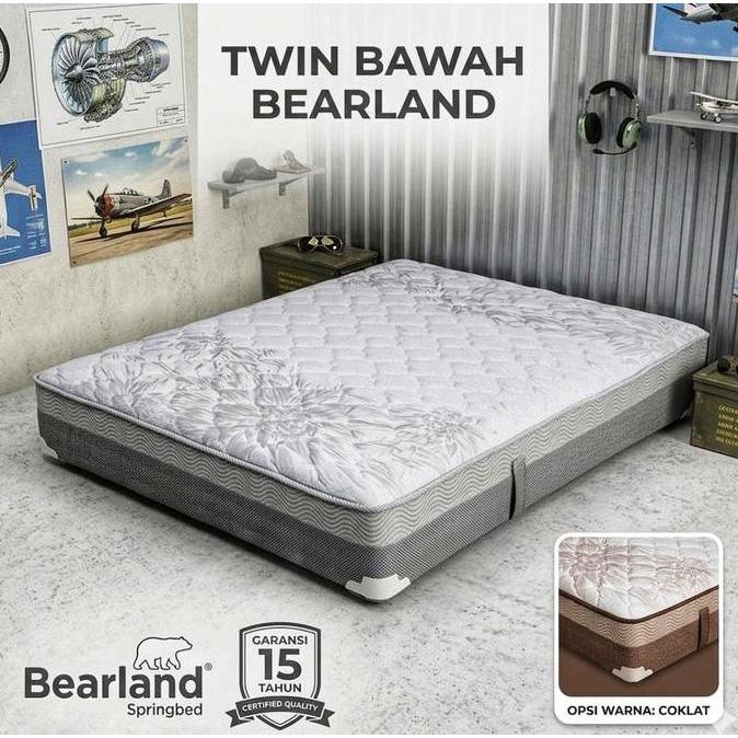 (Good) Kasur Sorong Bawah Ranjang Single Springbed Bearland Sorong Bawah Saja