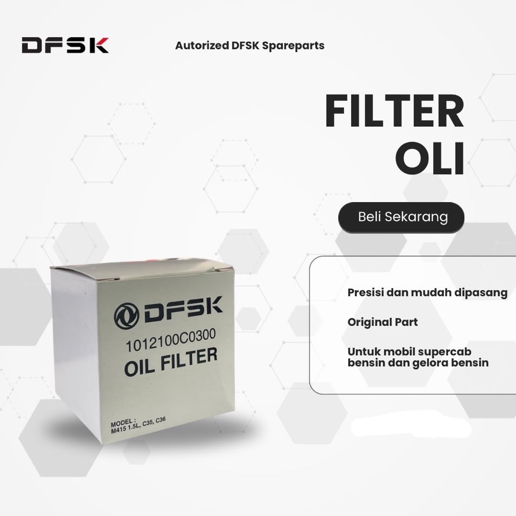 Filter Oli Original DFSK Super Cab / DFSK Gelora - Genuine Part DFSK