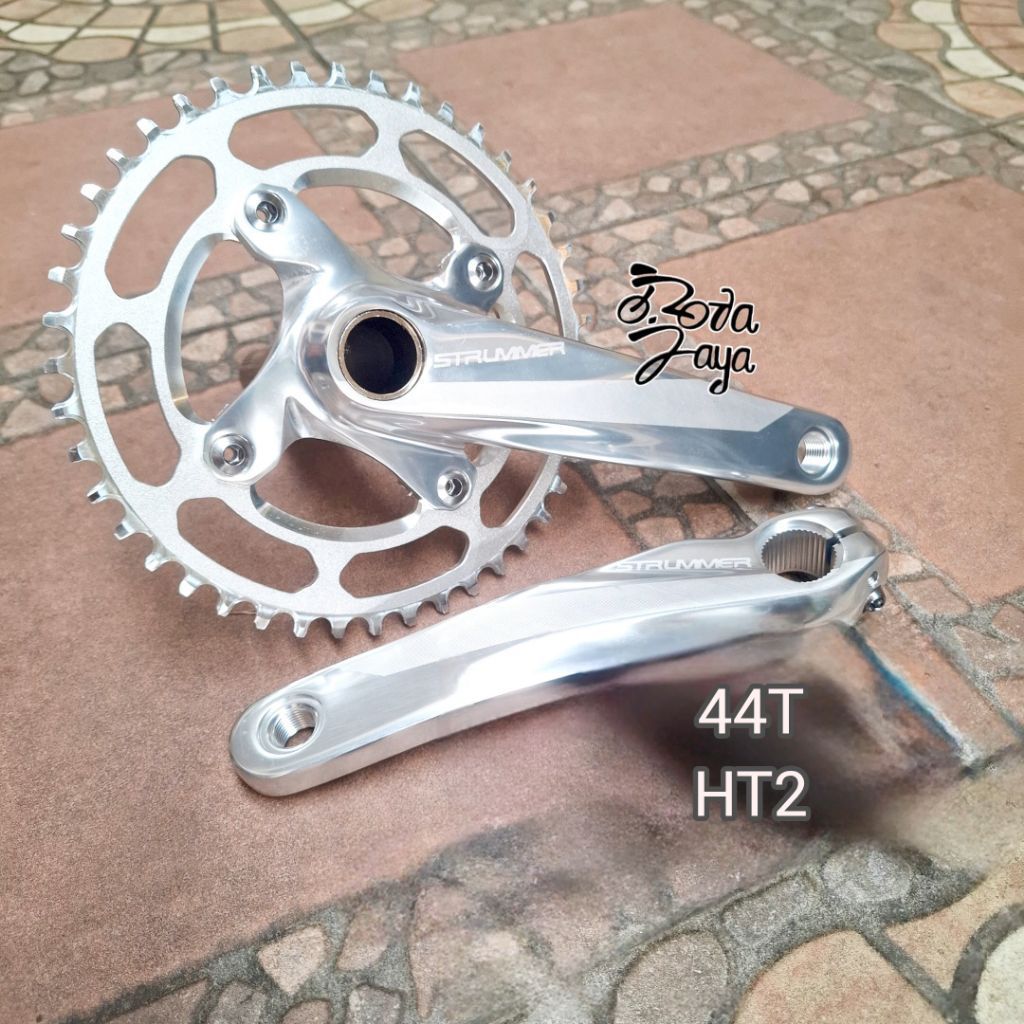 GIR - CRANK SET STRUMMER HT2 44T 170MM SILVER