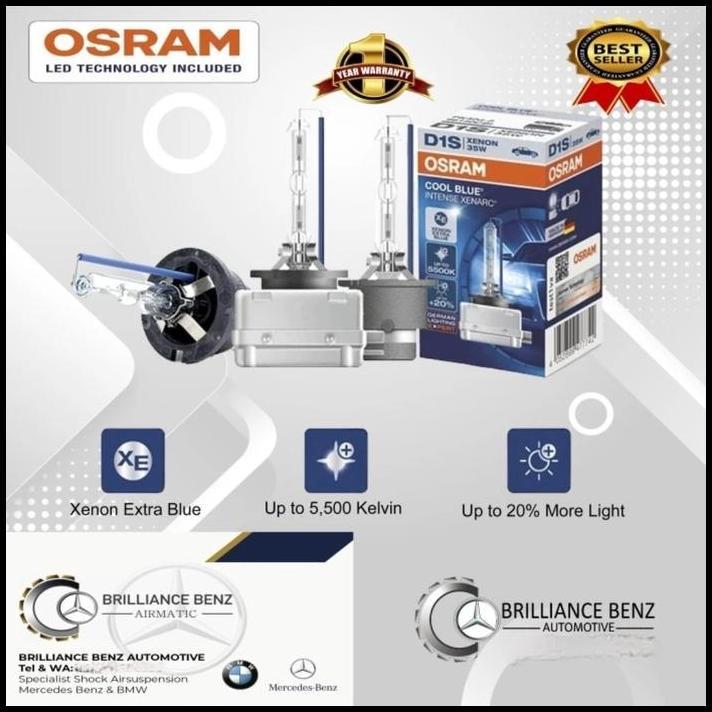 TERLARIS BOHLAMP LAMPU OSRAM COOLBLUE D1S D2S D2R D3S D4S D4R LAMPU UTAMA OSRAM 