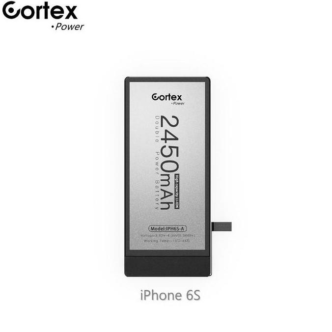 TERBARU - Cortex Power Baterai iPhone 6S Double Power IC High Capacity Batre Batrai Baterai Battery 
