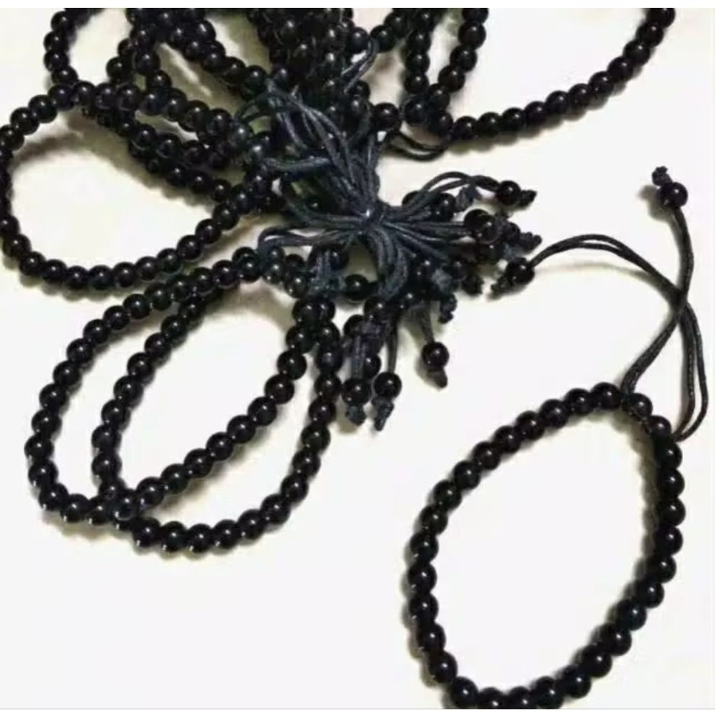 Gelang kokka Hitam Bulat