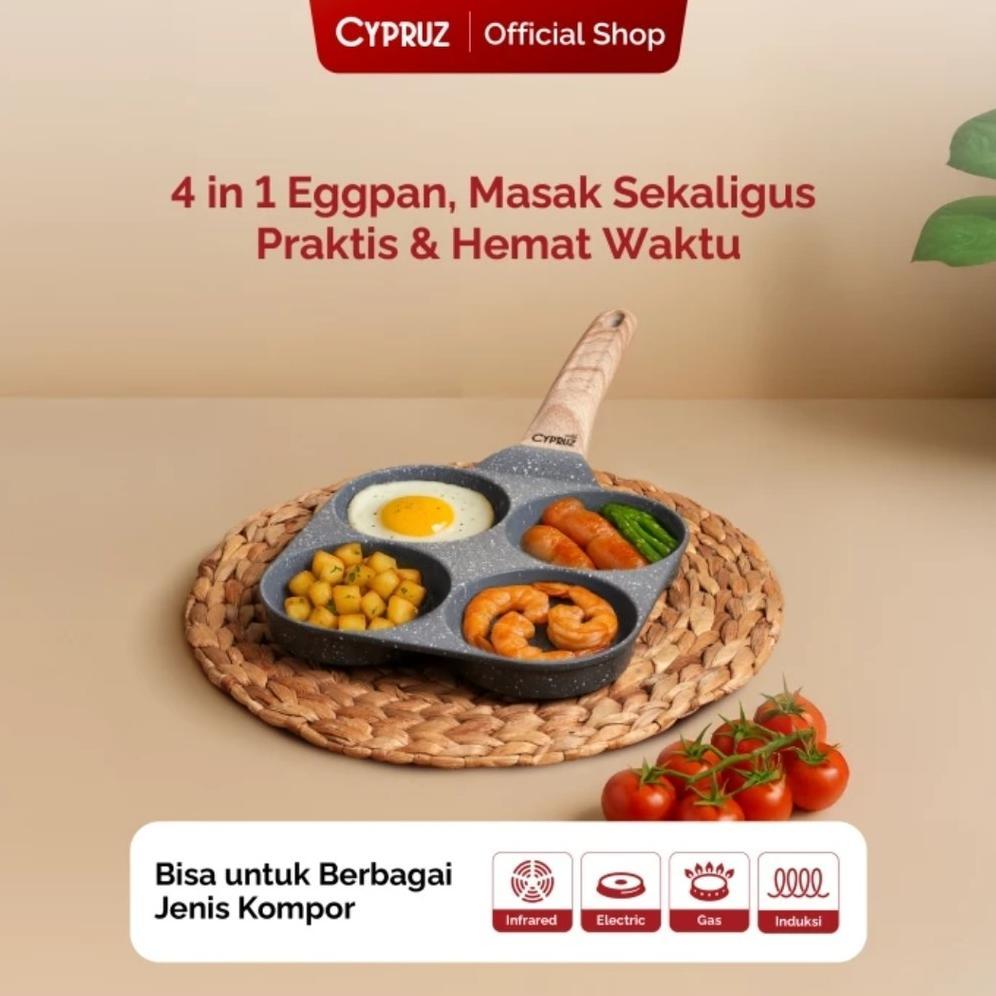 Cypruz Egg Pan 4 Lubang