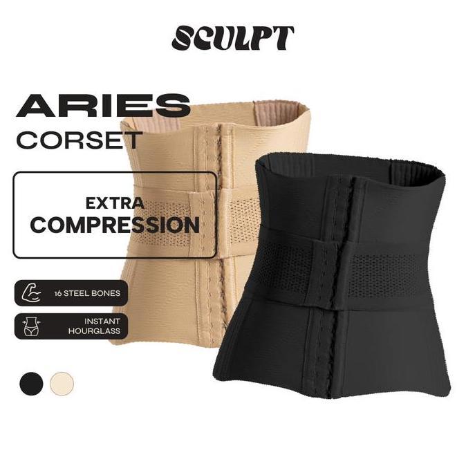 SCULPT Aries Corset Extra Compression - Triple Duplex Compression Seamless Korset Stagen Pinggang Wa