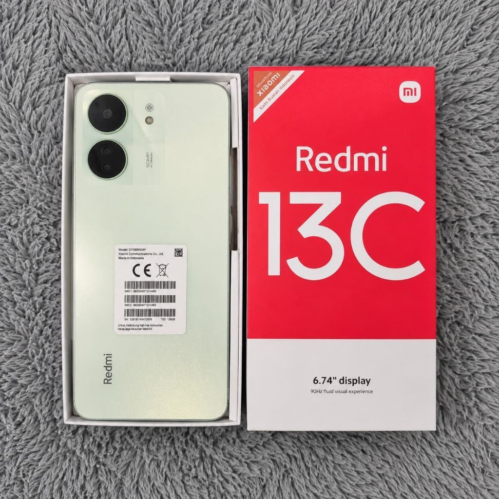 handphone Xiaomi Redmi 13c second original garansi