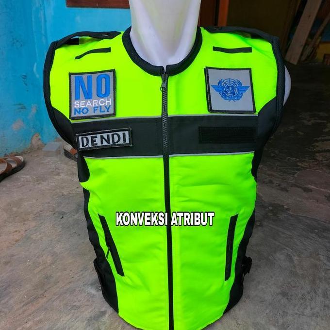 rompi avsec bandara waterproof