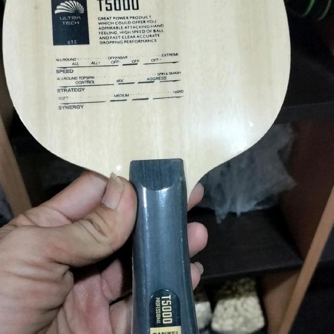 KAYU SANWEI T5000 ( Kayu bet pingpong carbon  )