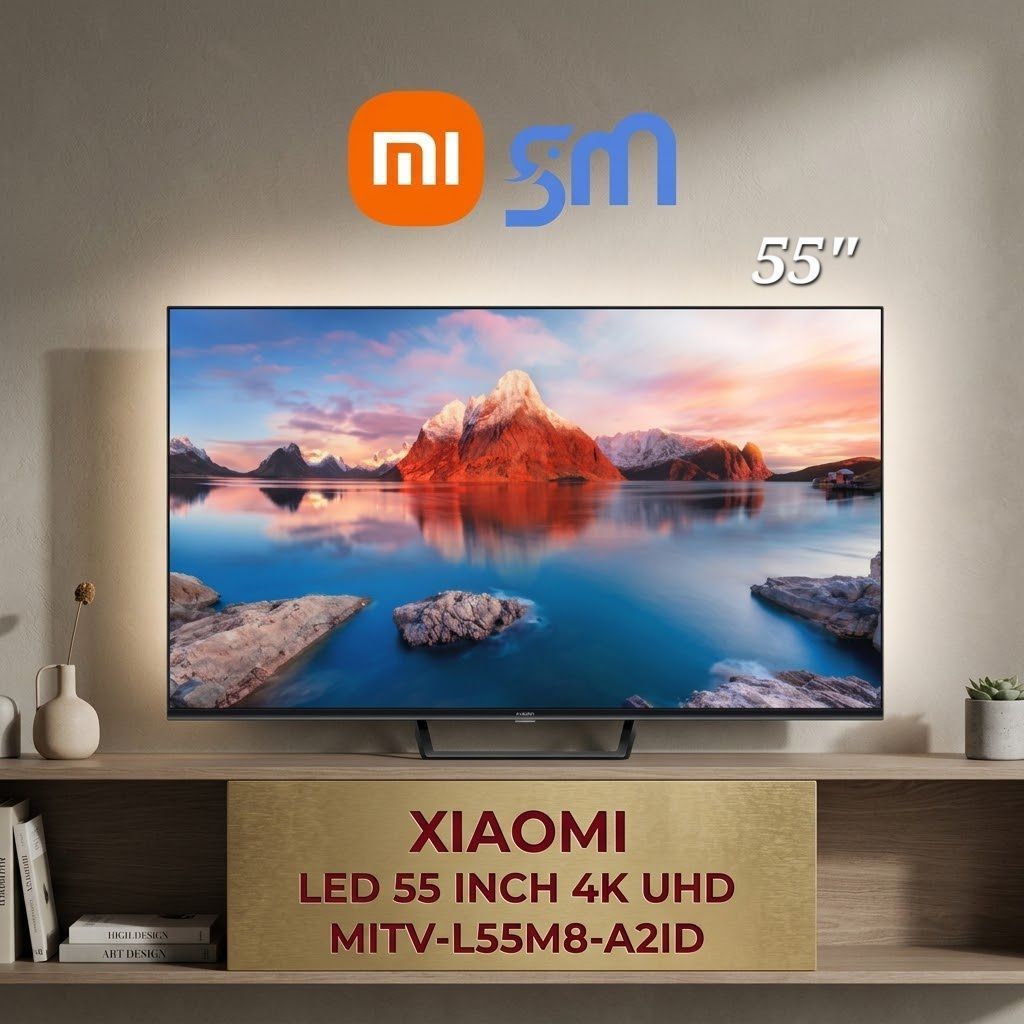 LED TV Xiaomi 55 inc UHD 4K A PRO L55M8-A2ID Smart Google tv