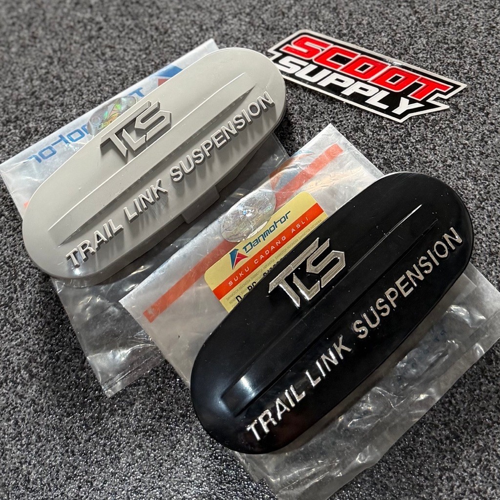 Tutup Fork TLS Vespa Hitam dan Abu-abu Cover Fork TLS Vespa Hitam Fork 2 Exclusive Excel Spartan PX 