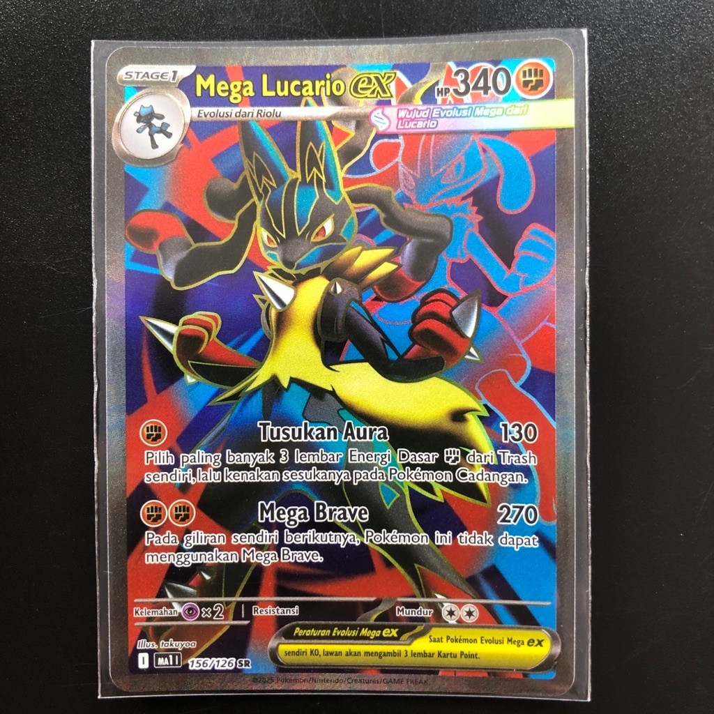 Mega Lucario EX SR, Pokemon TCG Indonesia