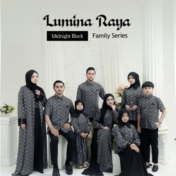 Sarimbit Keluarga Lumina Raya Family Set Terbaru By Mathla Idul Fitri 2027