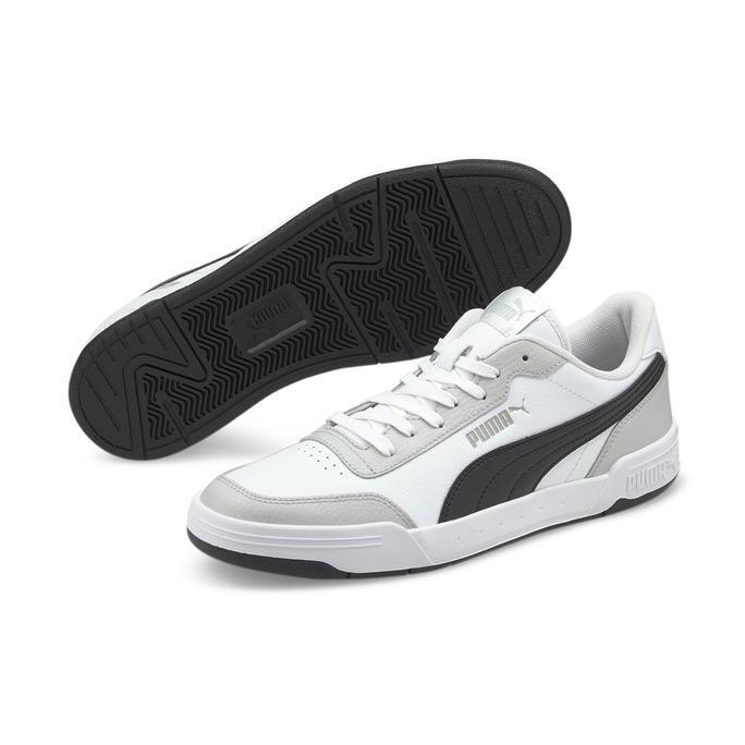 Puma Sepatu Casual Sneakers Caracal Puma White-Puma Black-Gray Violet