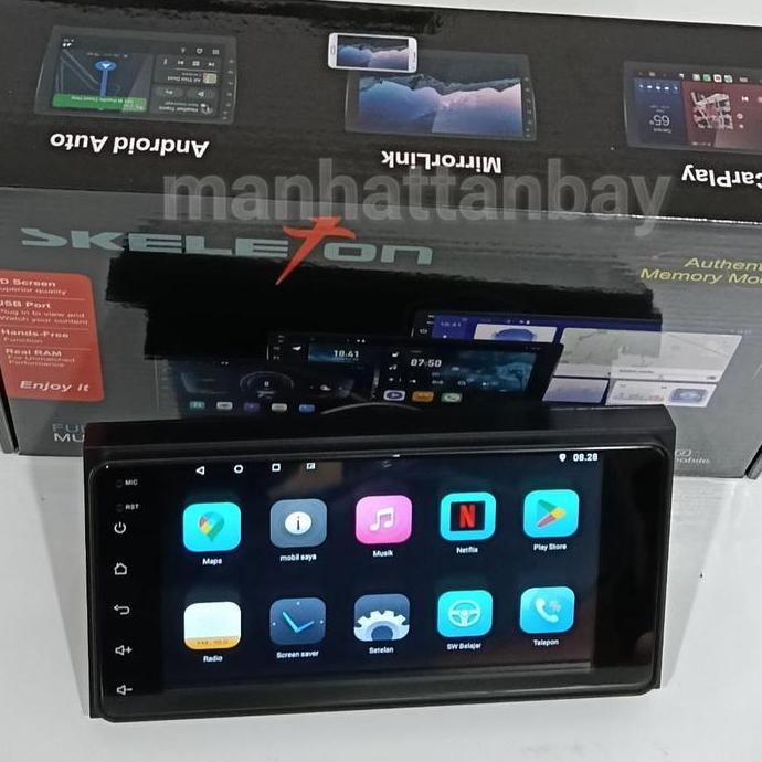 SKT-8189T - Headunit Double Din Android Skeleton 7 Inch Plug and Play Innova Lama - Calya Sigra - Av