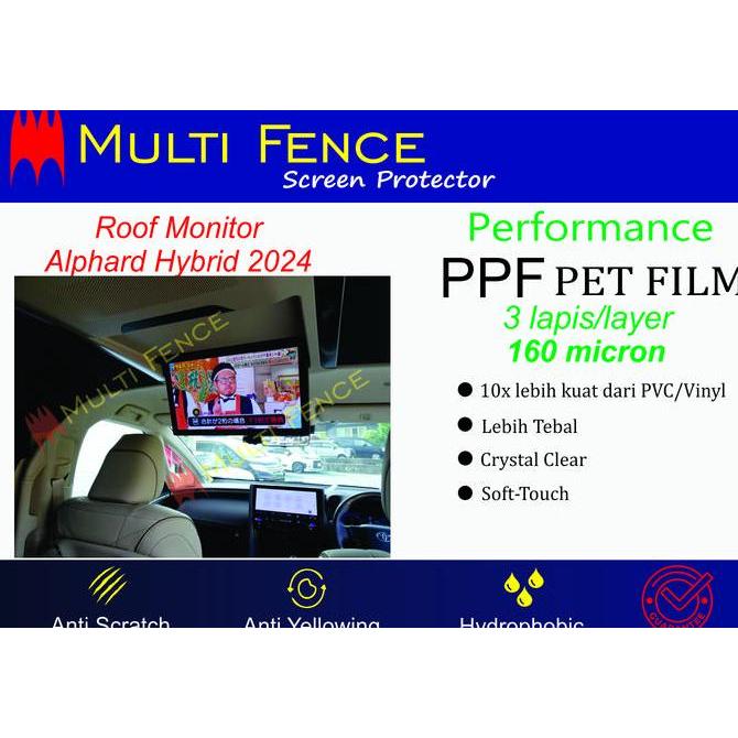 Ready Anti Gores Roof Monitor Alphard Hybrid 2024 Non Cod