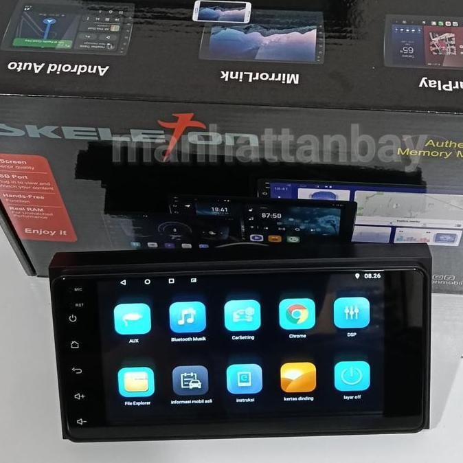 [RAM 2GB-Skeleton SKT-8189T] Headunit Android Skeleton 7 Inch Pnp [Innova Lama], [Calya Sigra], [Ava