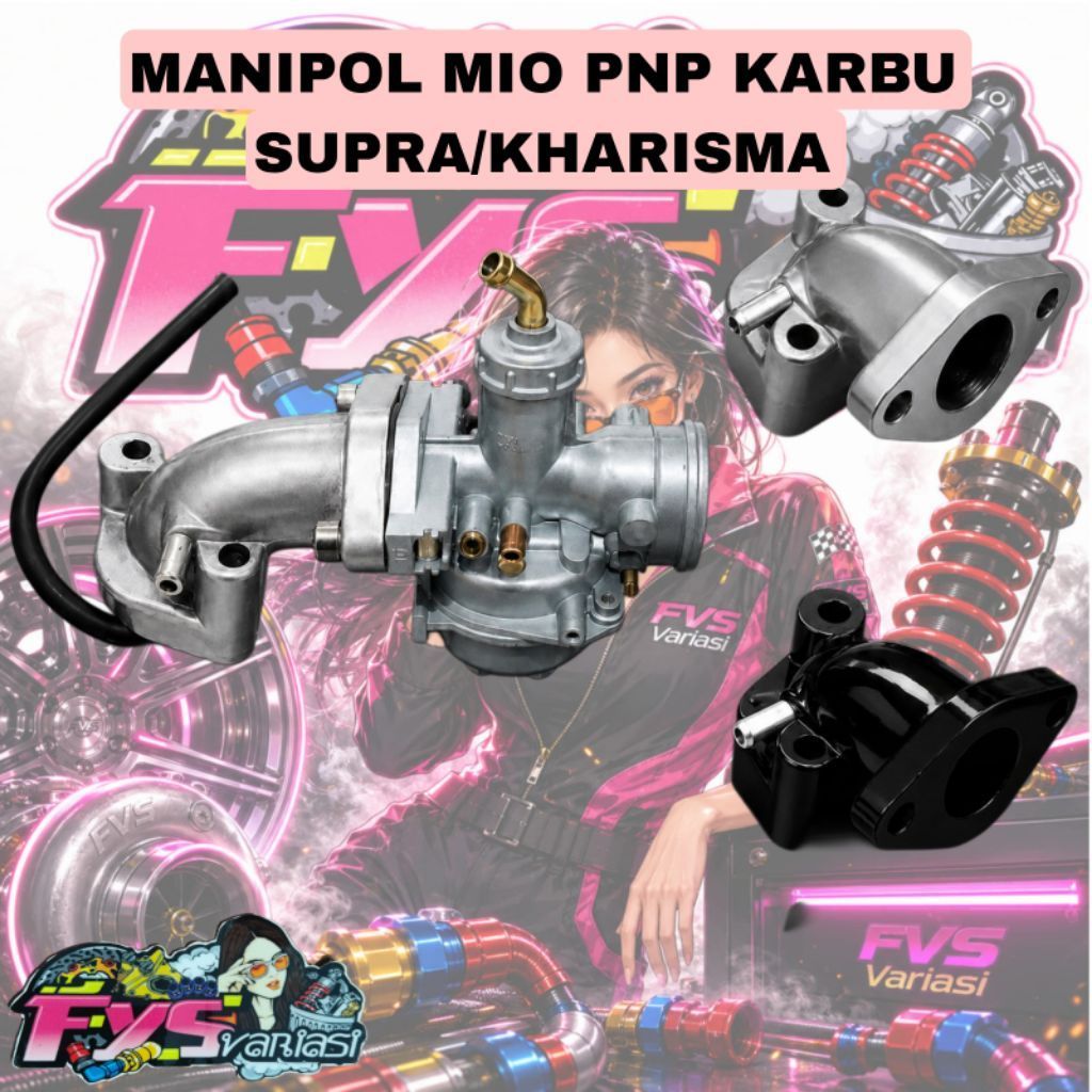 Intek Manipol Mio PNP Karbu Supra Kharisma Intake Manifold Karburator Mio PNP