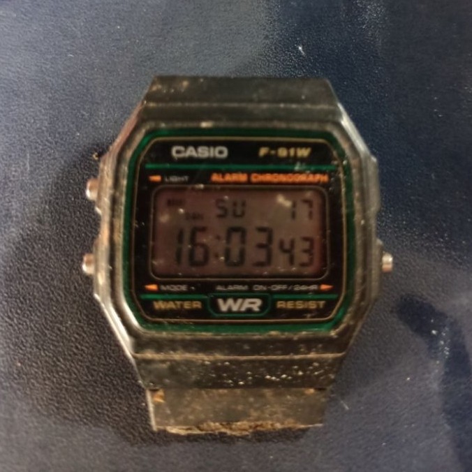 JAM TANGAN CASIO DIGITAL SECOND