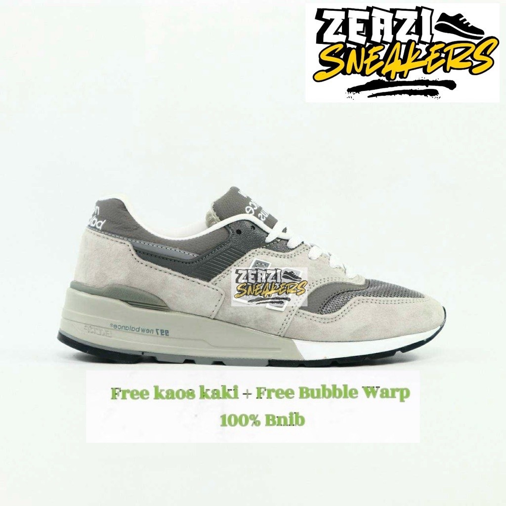 Sepatu sneakers pria 997GY made in USA grey