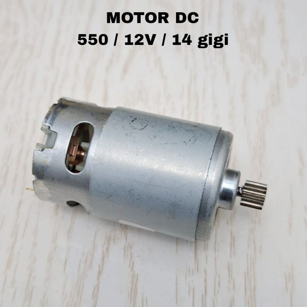 Dinamo dc G RS 550 12v 14 gigi motor dc 550