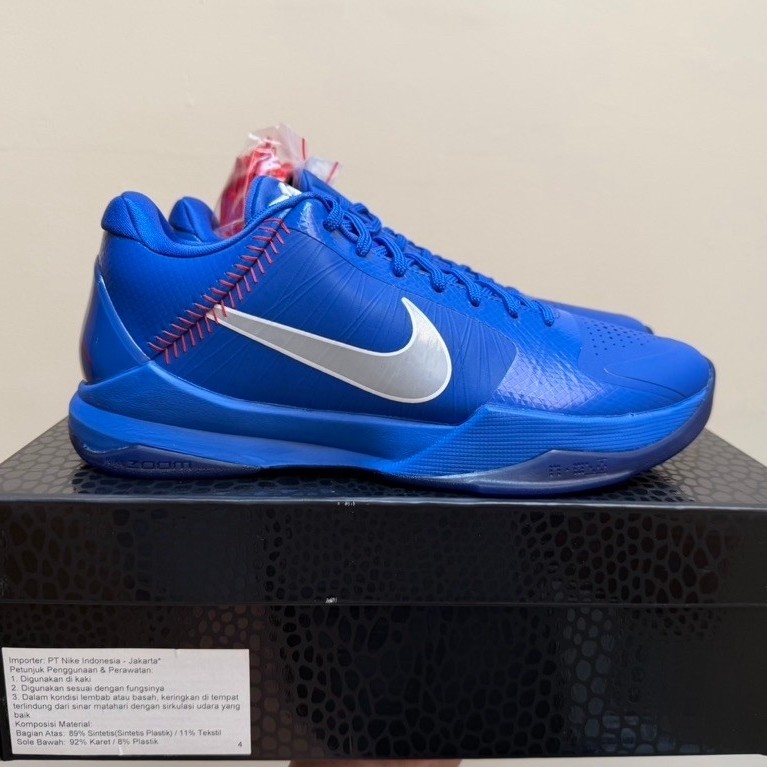 NIKE KOBE 5 DODGERS || 100% ORIGINAL AUTHENTIC || READY STOCK || SEPATU BASKET KOBE