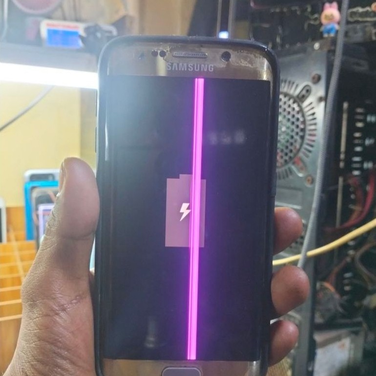 samsung s6 edge minus sesuai difoto minus layar bagian atas tidak bisa disentuh separuh