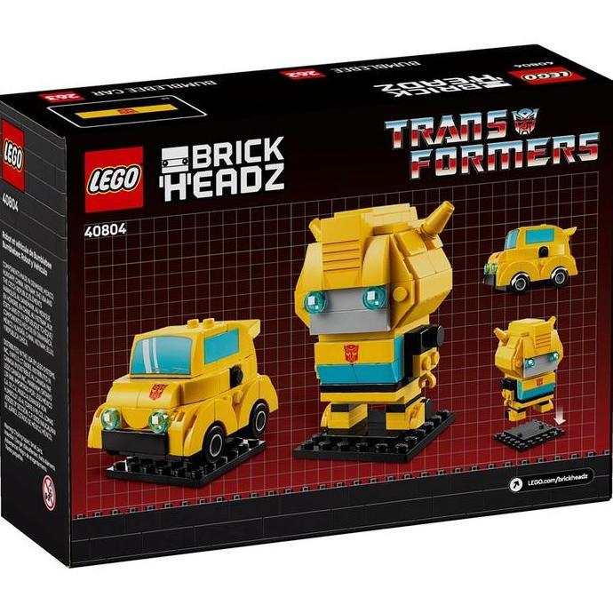 Lego Brickheadz 40804 Bumblebee Robot & Vehicle