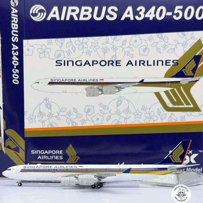 1/400 Singapore Airlines Airbus A340-500 9V-SGA / 9V-SGB / 9V-SGC HX Models 1:400 Scale Bonus Stand