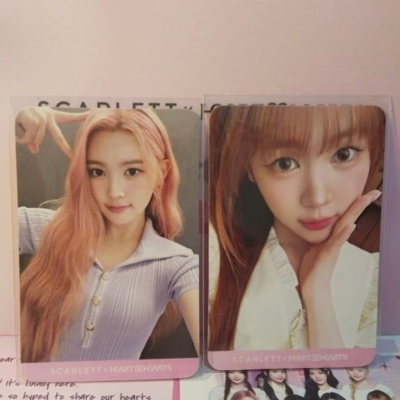 CLEARSALLE H2H X SCARLETT PHOTOCARD OFFICIAL YEON A-NA