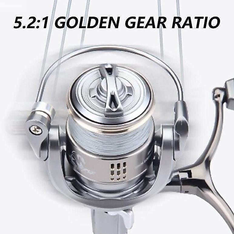 5.2:1 Reel Pancing Laut / S1500-S3000 Joran Pancing Reel Anti-Corrosion / Baitcasting Reel