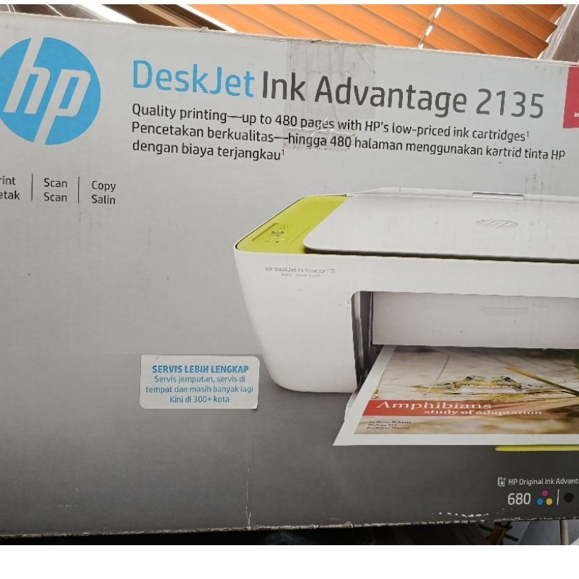 Printer HP Deskjet 2135 BEKAS / PRELOVED