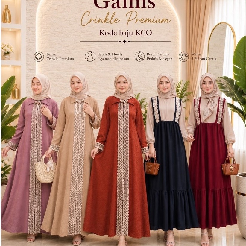 READY GAMIS CRINKLE & RAYON PREMIUM KCO GTL