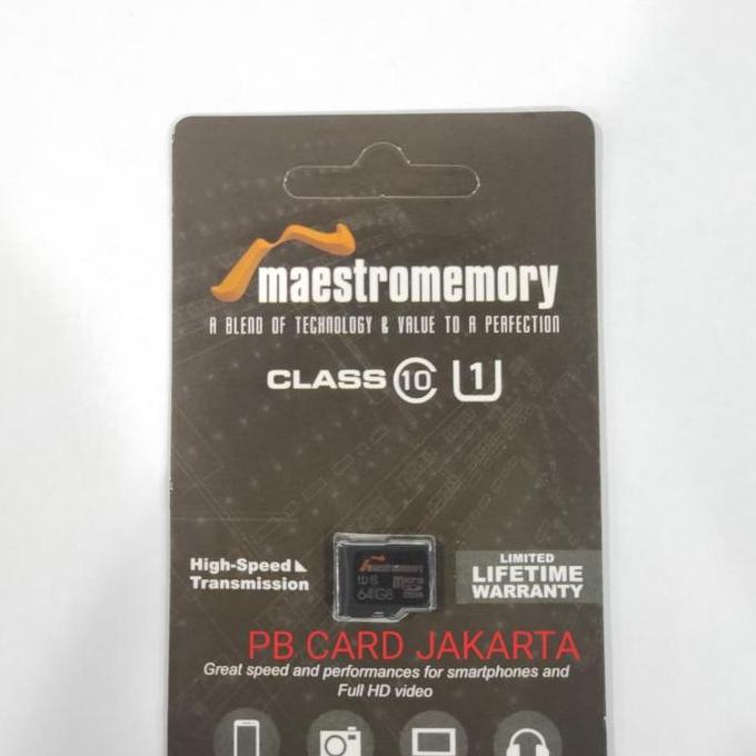 Save- Micro Sd Maestro 4Gb 8Gb 16Gb 32Gb 64Gb 128Gb Class10