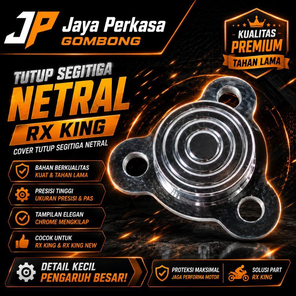 TUTUP SEGITIGA NETRAL RX KING COVER TUTUP SEGITIGA NETRAL RXK RX KING RX KING NEW DURAL CNC BY DDF19