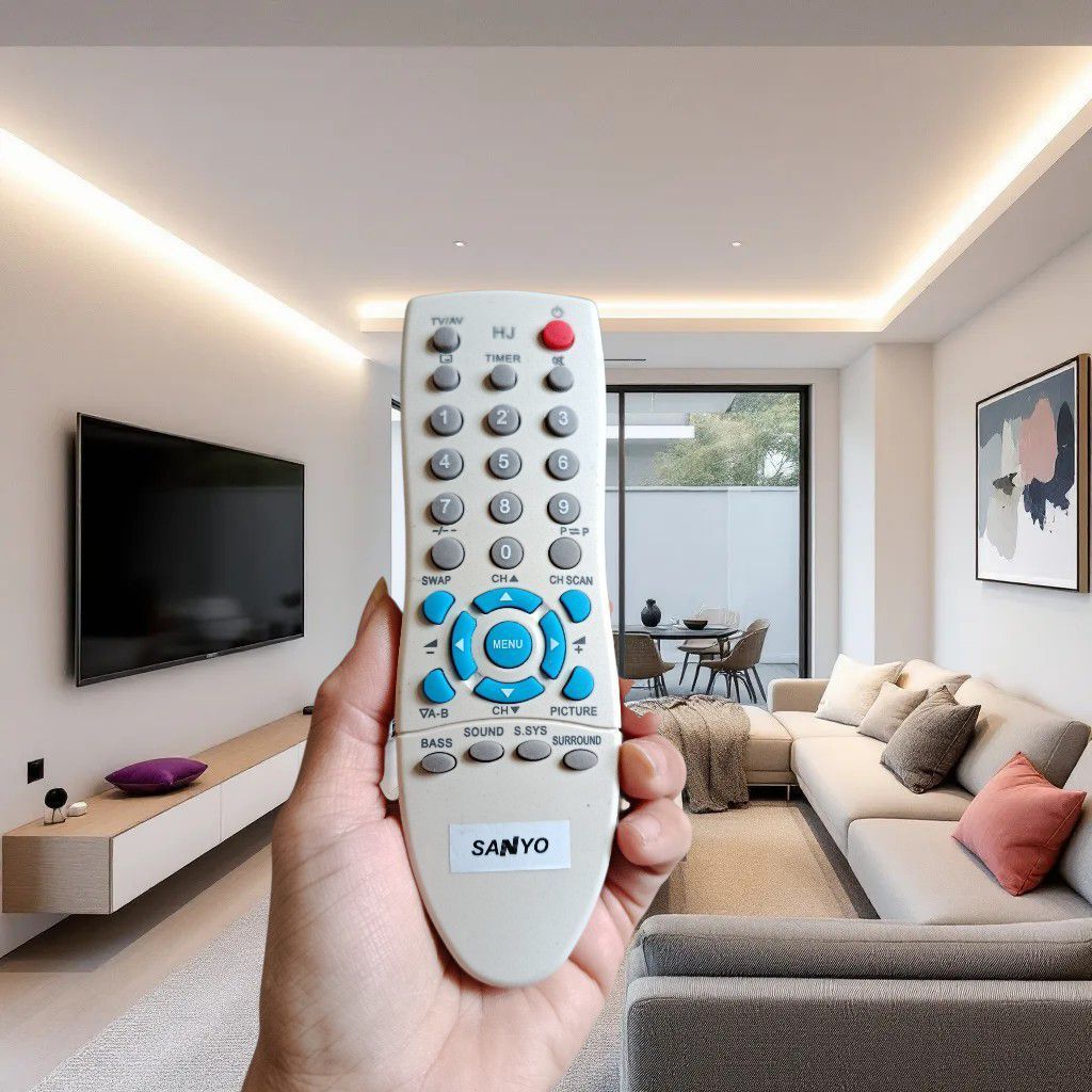 REMOTE SANYO /Remote Remot tv SANYO tabung - remot control tv SANYO