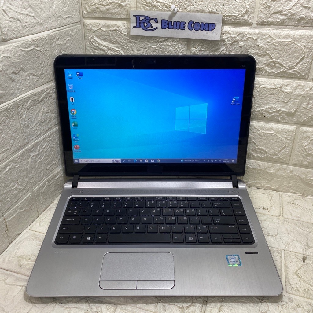 Laptop HP 430 G3 TouchScreen Core i7 Gen 6 Ram 16 GB SSD 256GB Laptop Design Editing Coding Murah Si