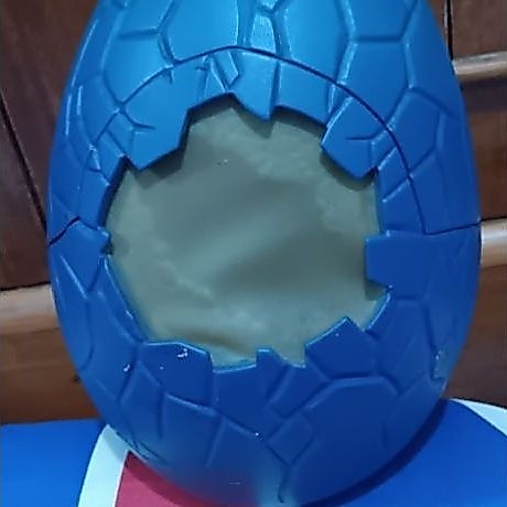 telur naga megabloks biru