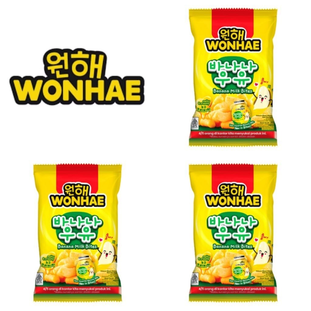 WONHAE Banana Milk Bites 60 Gr