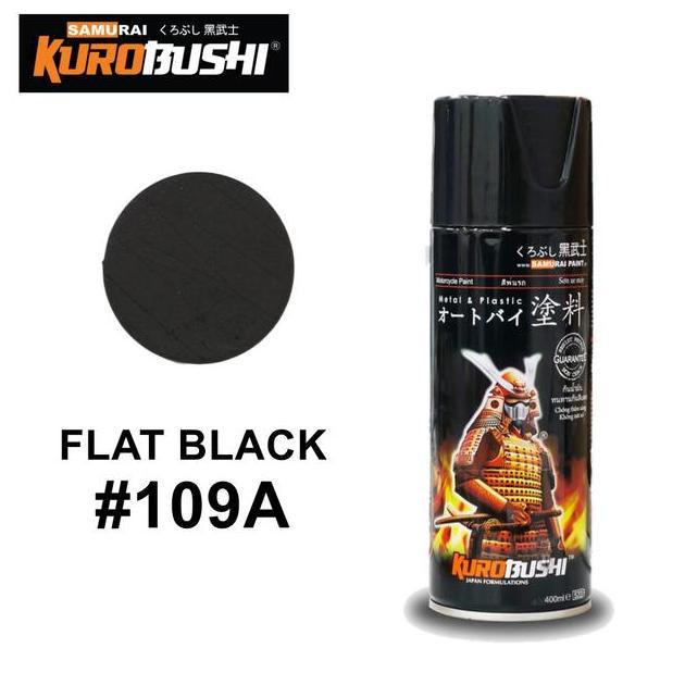 ISANOTEK Pilox Samurai 109A FLAT BLACK DOFF 400ml Hitam Samurai 109 Cat Samurai